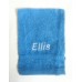 Handdoek blauw (90 cm x 50 cm) Clarysse + washandje